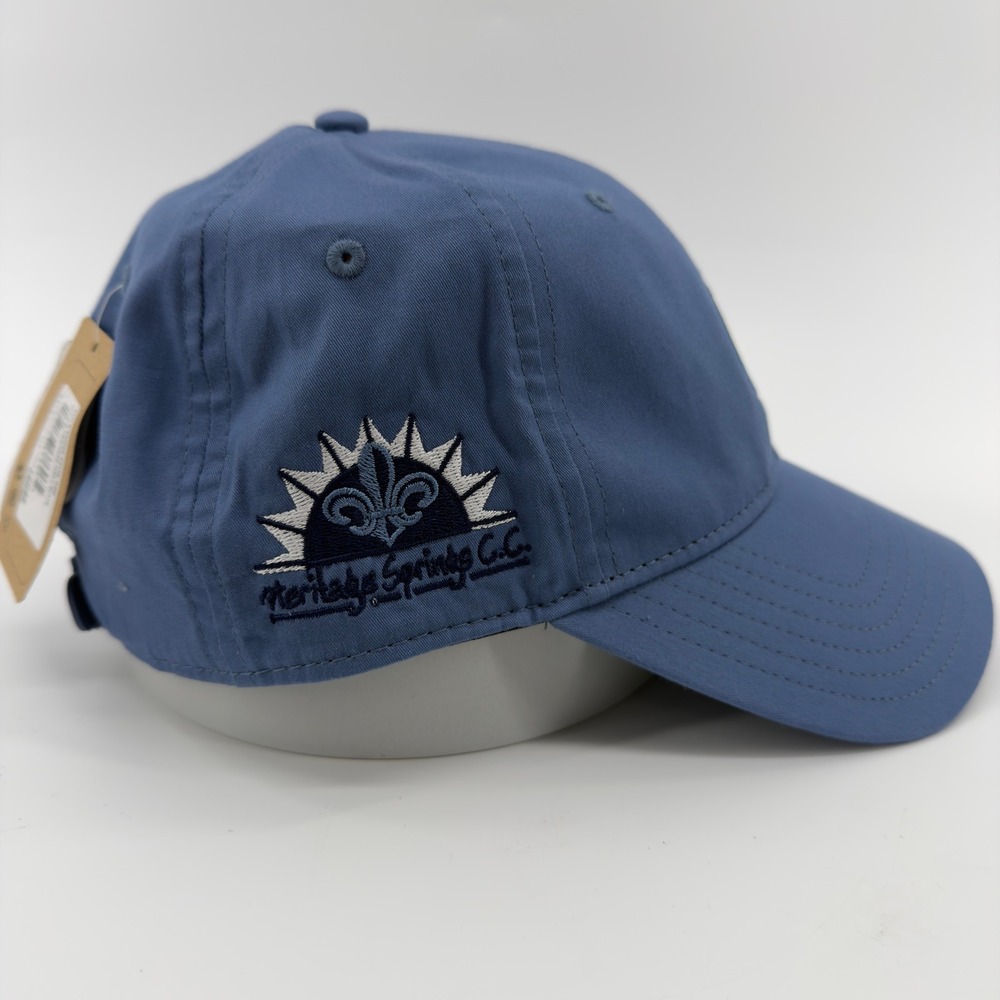 NEW Callaway Golf Cap Blue Embroidered Berkeley Springs‎ C.C. Logo Adjustable - Picture 3 of 6